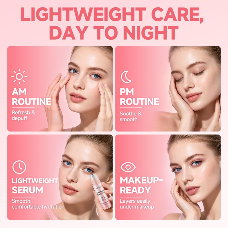 Under Eye Roller Serum for Puffiness and Dark Circles, 3