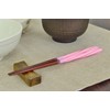 Aoba Chopsticks Natural Wood, Candy Ball Thread, Pink, 7.1 inches