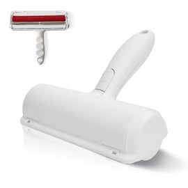 my pet shop Pet Hair Remover and Lint Roller for Clothing, Furniture, Fabrics, Bedding, Carpet, and Stairs, Removes Cat and Dog Animal Fur, Reusable and Non-Sticky, Easy to Clean