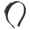 Metal Buckle Leather Headpiece Leather Buckle Headband Punk Headband PU