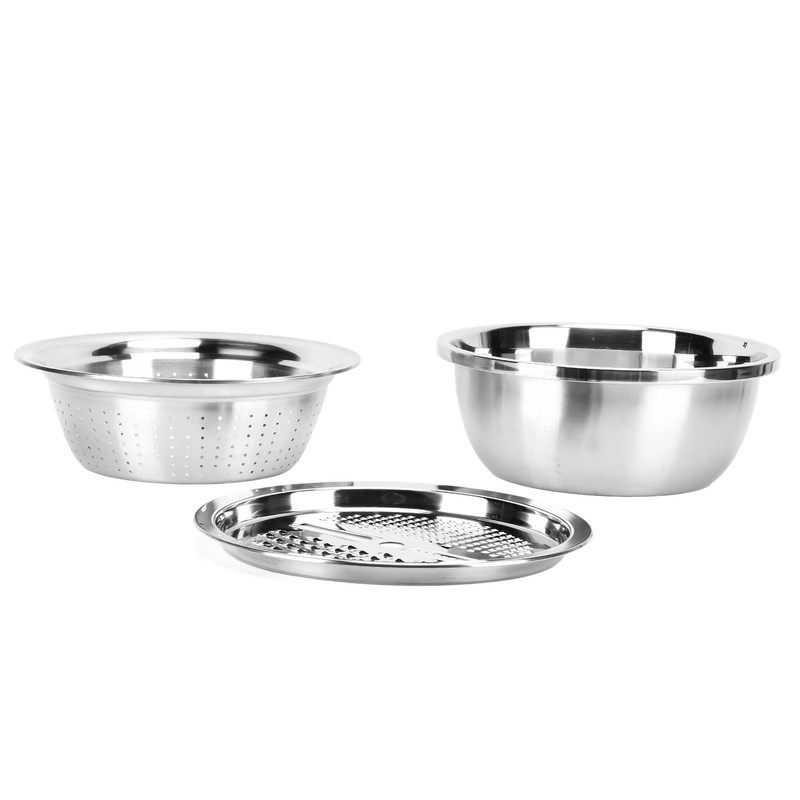 304 Stainless Steel Drain Basin 3 In 1 Set Vegetable