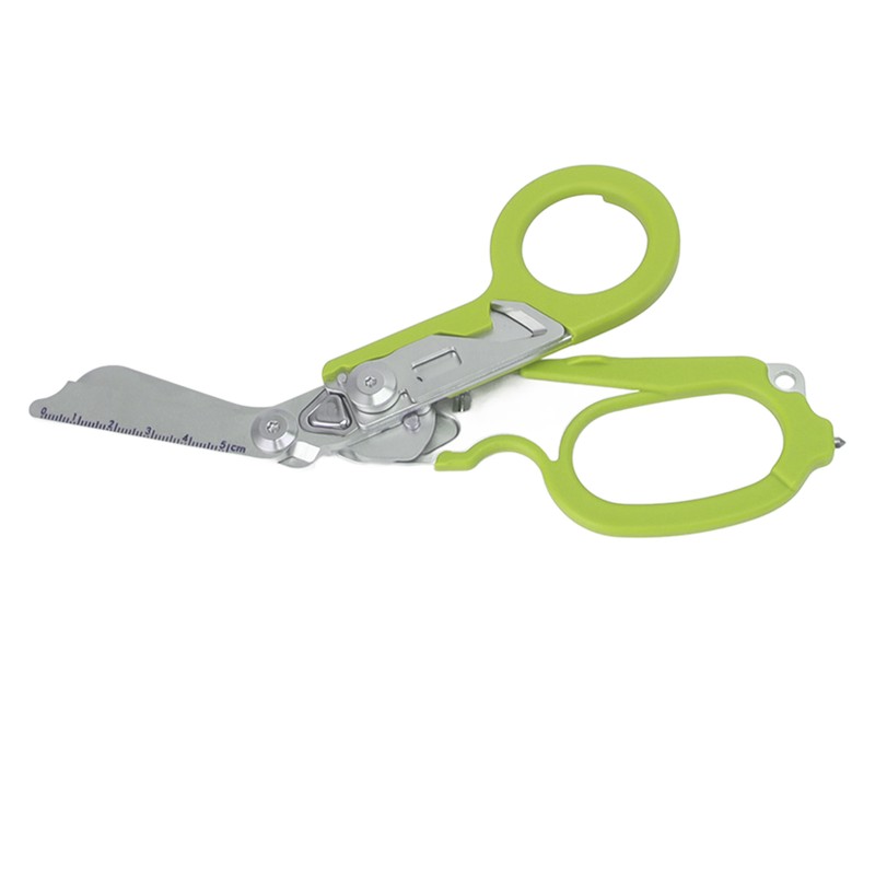 Emergency Response Shears Stainless Steel Multifunctional Foldable Scissors Pliers for