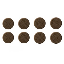 8 Pack Anti-Slip Cutting Board Stabilizer Pads Cutting Board Feet, Self-Adhesive Waterproof Rubber Feet for Furniture, Non-Marking Grips for Chopping Blocks, Shock-Absorbent, Noise Reducing (Round)