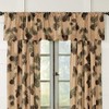 BLACK FOREST DECOR Pinecone Ridge Lined Valance – Microfiber Window