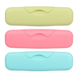 3 Pieces Plastic Tampon Case Tampon Bag Rectangle Tampon Storage Bag Tampon Organizer Bag Tampon Container Portable Period Bag, Multiocolor