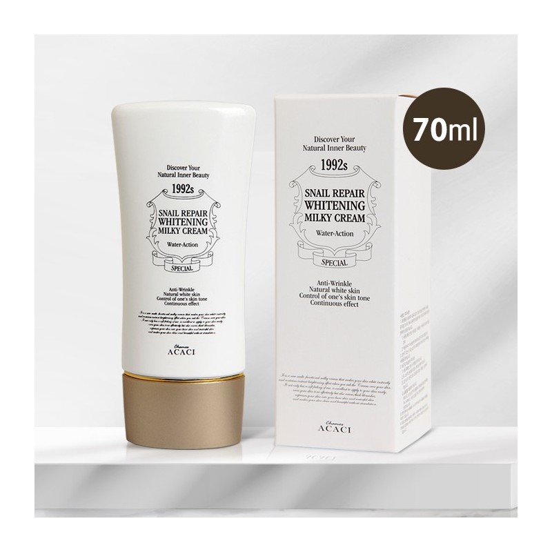 Chamos Snail Tone Up Cream Snail Repair Whitening Milky Cream