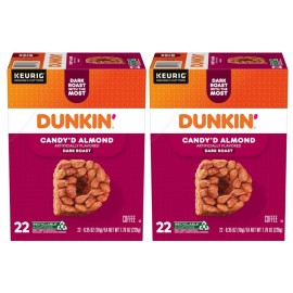 Dunkin' Candy'd Almond Coffee Keurig K-Cup Pods  44 Count