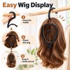 15-Inch Wig Hanger for Wig Storage – Collapsible Hanging PE
