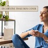Stylish Tissue Box Cover - This Beige Linen Holder Instantly