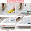 78 Inch Shower Threshold Water Dam, Silicone Barrier Shower Door