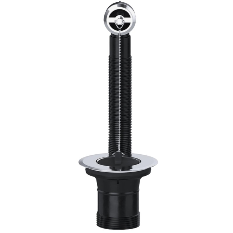 Hulthor Kitchen Sink Overflow Kit Plug with Chain and Overflow