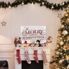 Renditions Gallery Merry Christmas Wall Art, Faux Wood Sign Design