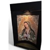 Cuadro Virgen María con Destellos Dorados
