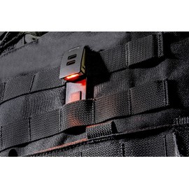 QuiqLite X LED Rot/Weiß LED inkl. Diffusoraufsatz XFLARE für Polizei und Feldjäger