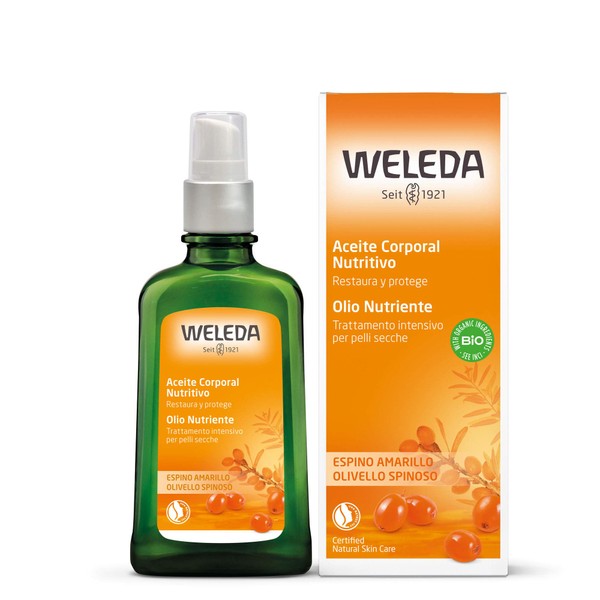 WELEDA sea buckthorn body oil, set of 1, 100 ml
