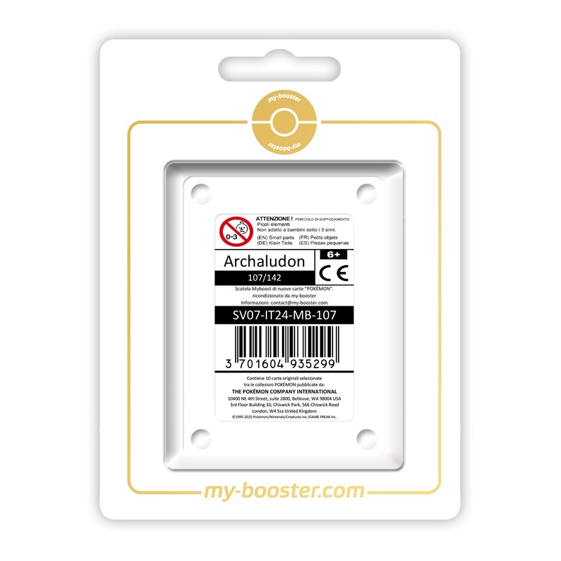 my-booster Pokémon Company SV07-IT24-MB-107, Multi-Colour