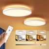 BLNAN Dimmable LED Flush Mount Ceiling Light Fixture with Remote