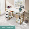 YITAHOME Manicure Table with 3 Drawers, 47.2in Nail Desk with