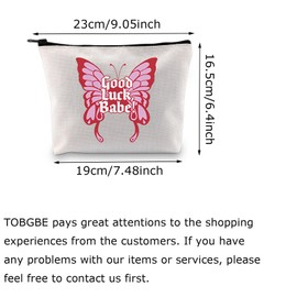 TOBGBE Singer Album Idea Gifts Midwest Princess Tour Merch Travel Cosmetic Pouch Singer Fans Gift For Music Lyric (Luck Bag)