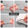 Binder Rings,40Pcs 30mm/1.2 inch Loose Leaf Binder Rings Nickel Plating,