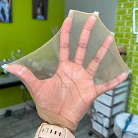 Hd Wig Cap for Wig install 1 Piece Pack Stretch Elastic Hair Net Stretchy Stocking Caps for Lace Front Wigs Elastic Head Band:_Edge Band