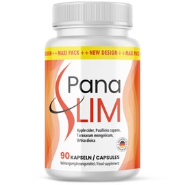 Pana SLIM Kapseln | mit Apfelessig und Pflanzenextrakten | für Frauen und Männer | 90 Kapseln pro Dose 1x