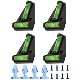 BIGJADE 4Pcs Magnetic T Type RV Levelers, Leveling Accessories T Level for RV Camper Travel Trailer Motorhome Camping with Magnetism & Stickers & Screws