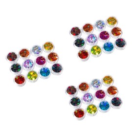 Healvian 36pcs Maple Leaf Nail Sequins Manicure Accessories for Women Lightweight Decorative Art Stickers Unique Design for Creative Nail Art and Home Use