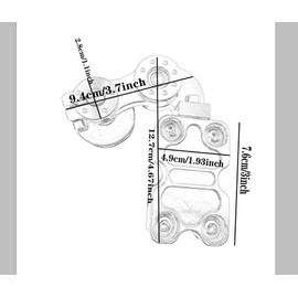 GWH Universal Motorcycle Modified Accessories CNC Aluminum Regulator Alloy New Automatic Adjuster Wheel Chain Tensioner Roller Tools For Motorbike Motocross Chopper ATV Dirt Pit Bike
