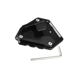 Motoforti 1 Set Aluminum Alloy Motorcycle Kickstand Pad for Honda NT1100 Black Long-lasting