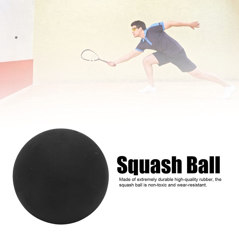 37 mm Sports Competition Squash Ball, Double Yellow Dot, Squash