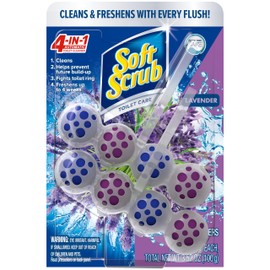Soft Scrub Soft Scrub 4-in-1 Rim Hanger Toilet Bowl Cleaner, Lavender, 2 Count