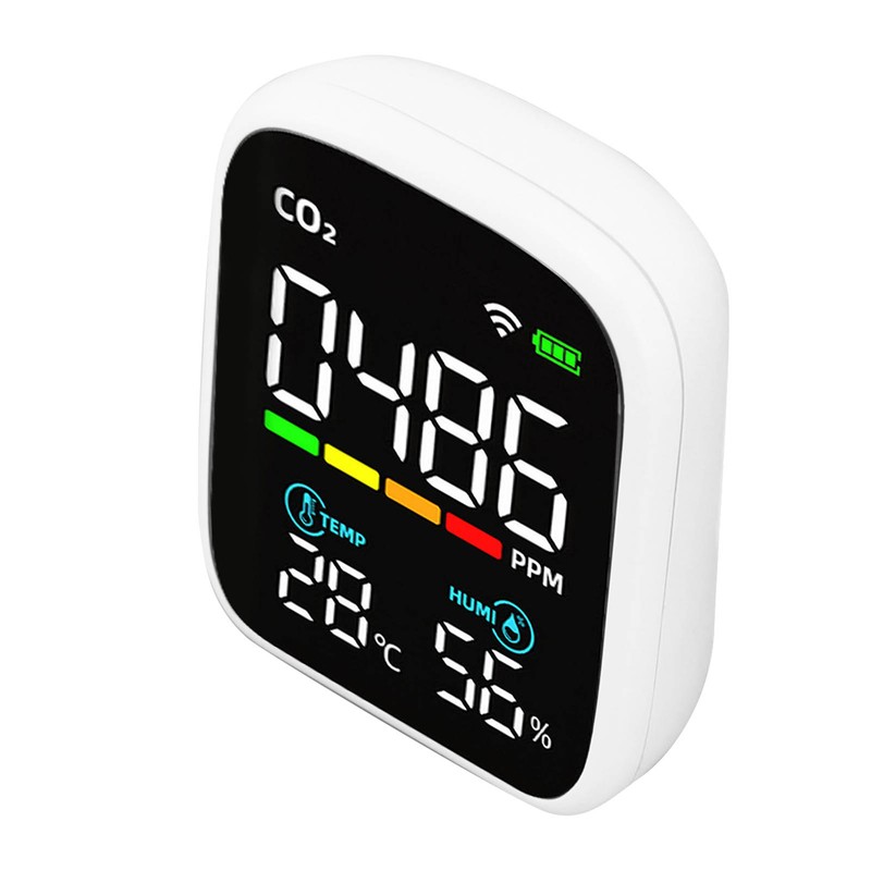Air Quality Monitor 8 in 1 Multifunctional USB Charging Carbon