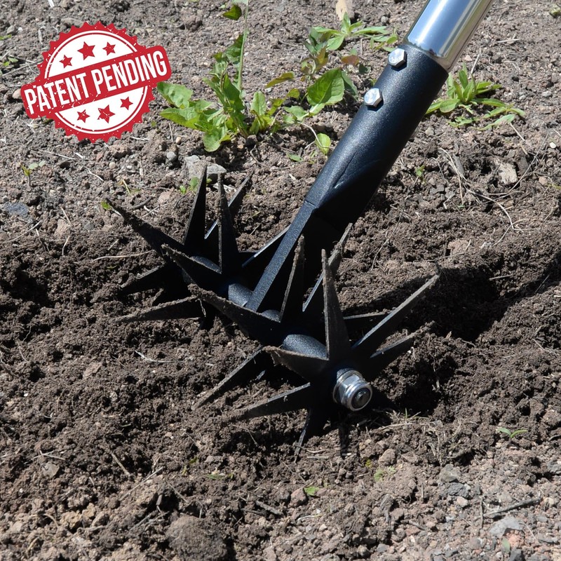 66in Rotary Cultivator with Tempered Spring Steel Tines and Adjustable
