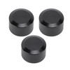 10PCS Motorcycle Head Bolt Cover Black Flat CNC Aluminum Engine