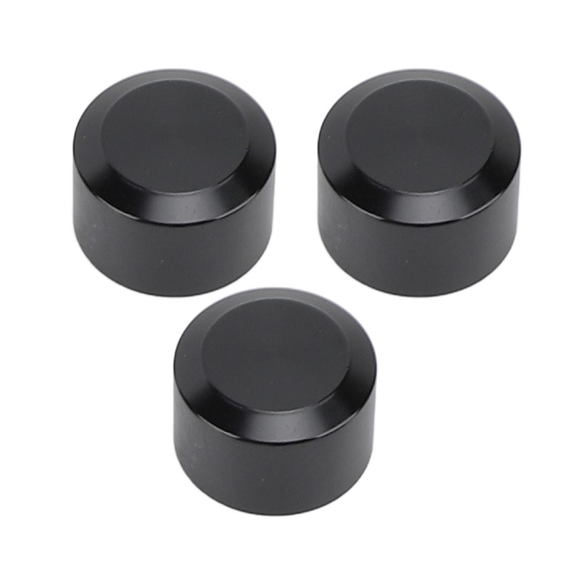 10PCS Motorcycle Head Bolt Cover Black Flat CNC Aluminum Engine