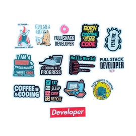 14 Stickers De Developer, Programador, Desarrollador, Code, Dev