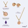 LuckyLy Set Joyería Acero Inoxidable Baño Oro 18K Plata Regalos