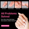Nail Tips, Almond, Pack of 550 Tips for Gel Nails,