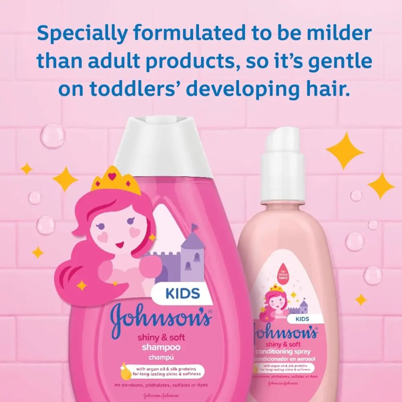 Johnson's Kids - Champú Para Niños Brillante Y Suave, Sin