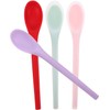 POPETPOP 4 piezas Cucharas de Silicona para Comer y Mezclar