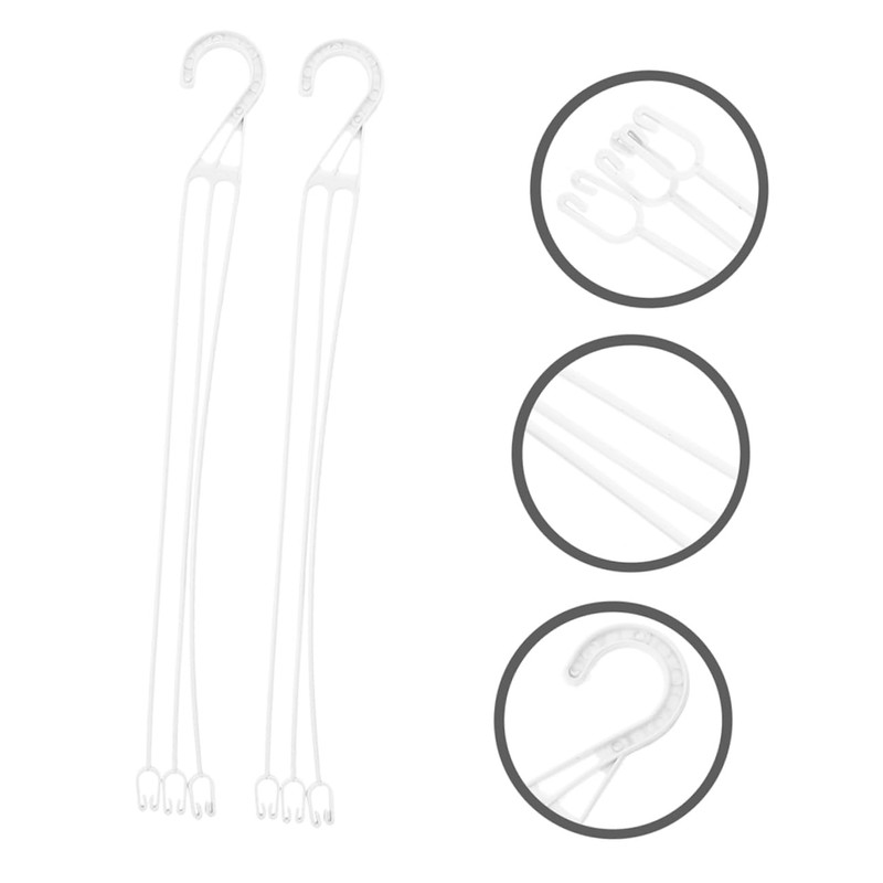 Alipis 20pcs Hanging Flower Pot Hook Hooks Plants Planter Hanger