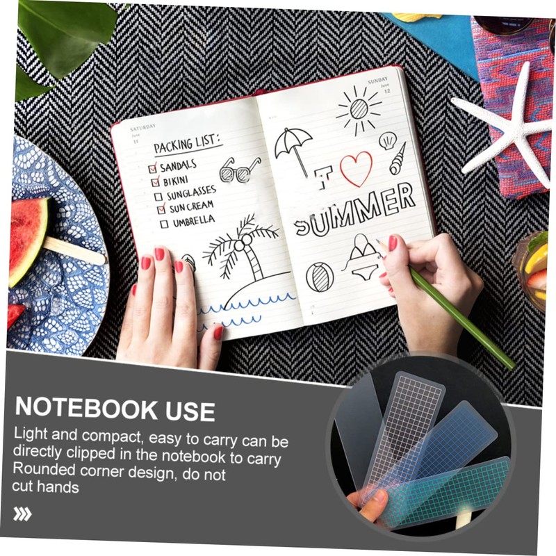 Gadpiparty 45Pcs Washi Tape Sub Packing Boards Sturdy Plastic Tape