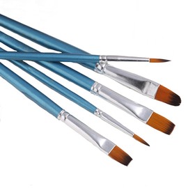 5-Piece Decorating Brush Set Painting Brushes Fondant Sugar Craft Clay DIY Tools Set Pen Brush Kit