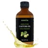 GreenIVe Castor Oil Organically Grown 100% Pure 8oz Glass Bottle