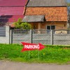 BLSUREFYX 5pcs Arrow Parking Signs with Stake 14.4"x5.5" Double Sided