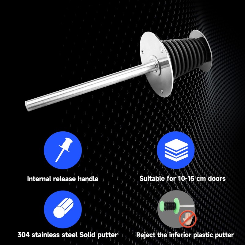 SZRUNZHU Walk in Cooler Door Closer,Freezer latches Commercial Handle,Push to