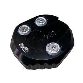 Diabolus RB0155 Diablo Custom Works Stand Pad for Rebel 300 & 500/ Black Stand Plate for Honda Rebel 250/500/ Black