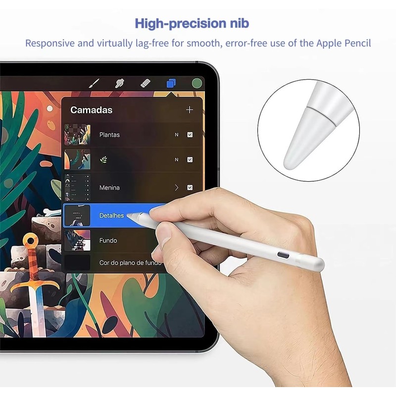 LYSYOL Pencil Tips 5-Pack | Precision Nibs for 1st/2nd Gen