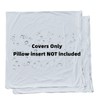 Feather Proof Pillow Protectors 22x22 Pack of 2 Waterproof Soft